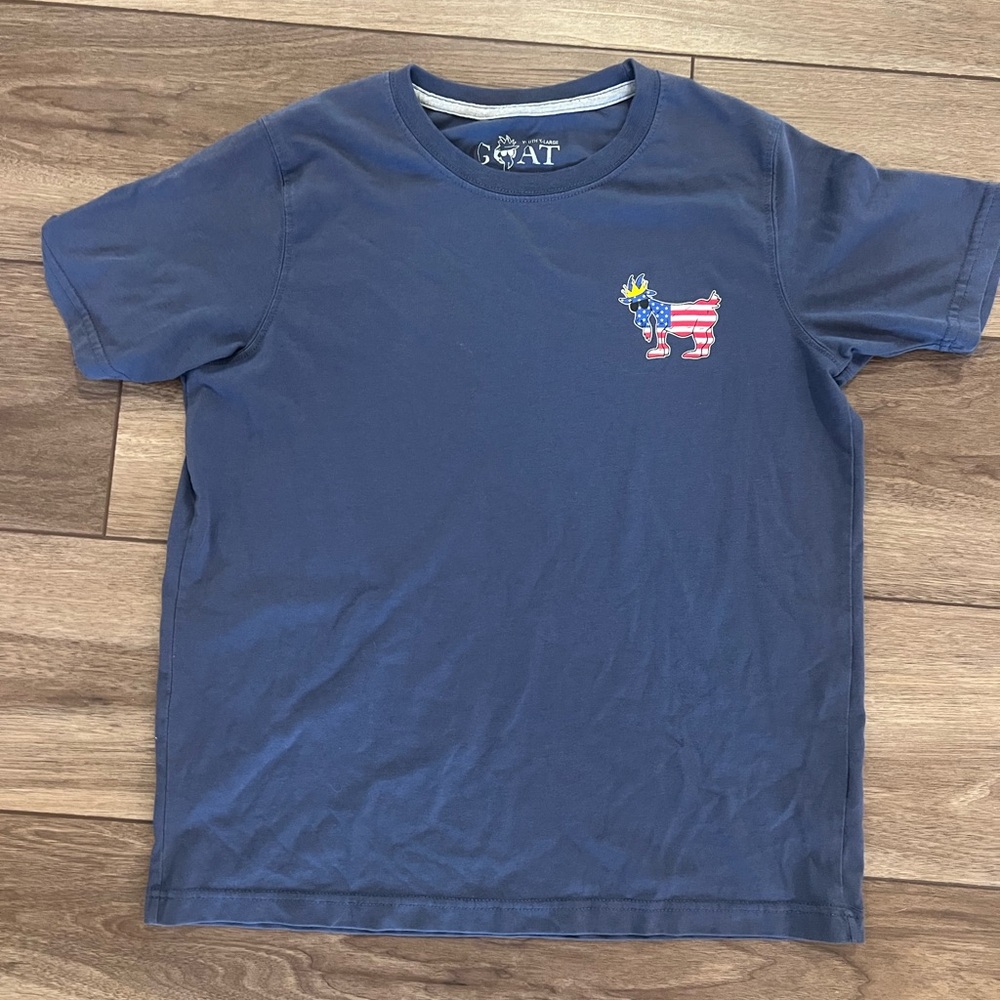 GOAT Navy Kids Tee with Fun Graphic